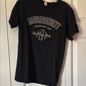 Black Narragansett Graphic T-Shirt